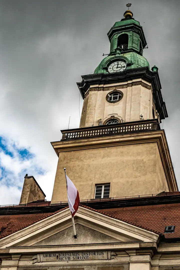Wieża ratusza w Jeleniej Górze